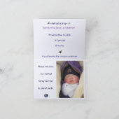 Baby Aankondiging: Een welkom op de aarde Aankondiging (Binnen)