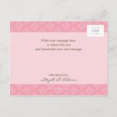 BABY AANKONDIGING:: elegant ingelijst 6 Aankondigingskaart (Achterkant)