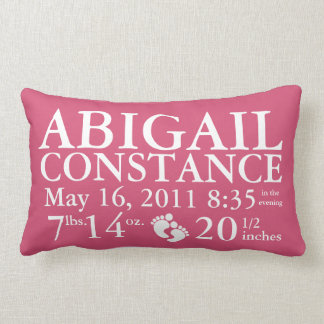 Baby Aankondiging geboorte Pillow op maat Kussen