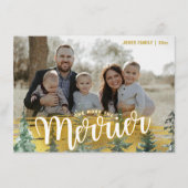 Baby Aankondiging Kerst Kaart (Voorkant)