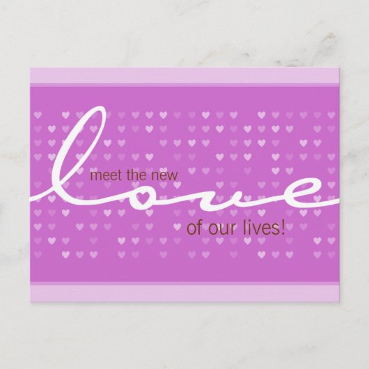 BABY AANKONDIGING - love girl (Voorkant)