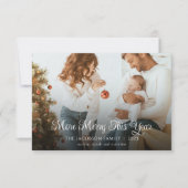 Baby Aankondiging Meer Vrolijk Deze Kerst Kaart (Voorkant)