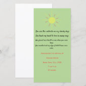 Baby aankondiging met gedicht (Voorkant / Achterkant)