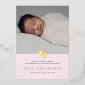 Baby Aankondiging Modern baby (Voorkant)