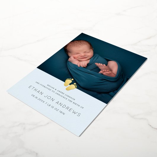 Baby Aankondiging Moderne baby (Gedraaid)