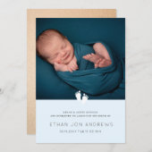 Baby Aankondiging Moderne baby (Voorkant / Achterkant)