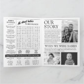 Baby Aankondiging Nieuwsblad Zwangerschap onthulle (Binnen)