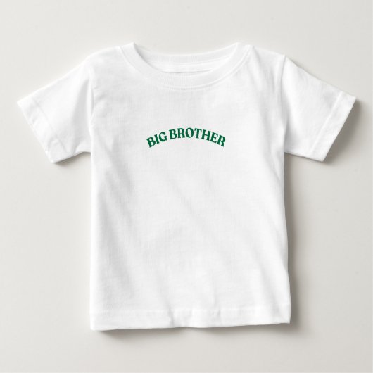 Baby Aankondiging Oudere Broer T Shirt, Verwachten (Voorkant)