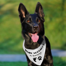 Baby Aankondiging Pet Bandana