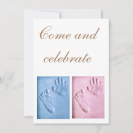 Baby Aankondiging Plat Vakantiekaart