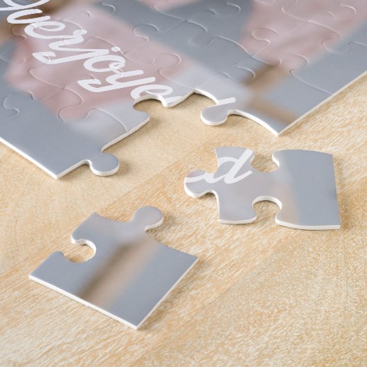 Baby Aankondiging Puzzle Legpuzzel (Zijkant)