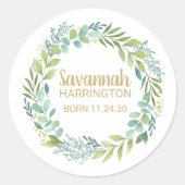 Baby Aankondiging Sticker (Voorkant)