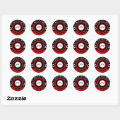 Baby Aankondiging Stickers :: Polk A Dot 2 (Vel)