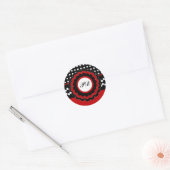 Baby Aankondiging Stickers :: Polk A Dot 2 (Envelop)