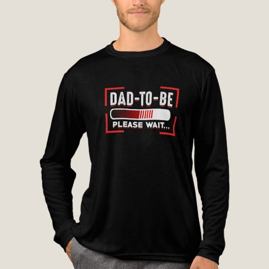 Baby Aankondiging Toekomst Papa om te worden Gelie Tri-Blend Shirt (Voorkant volledig)