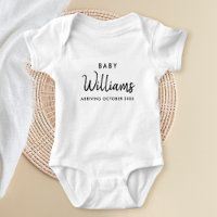 Baby Aankondiging van zwangerschap op persoonlijke