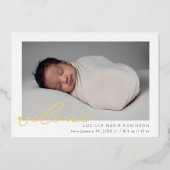 Baby Aankondiging Welkomstscripts (Voorkant)