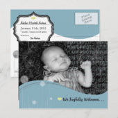 Baby Aankondigingskaart (Voorkant / Achterkant)