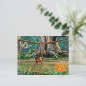 Baby aap briefkaart (Staand voorkant)