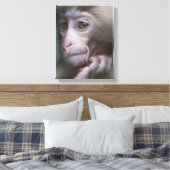 Baby aap canvas afdruk (Insitu (Slaapkamer))