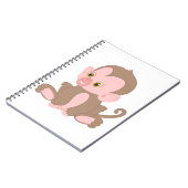 Baby aap glimlachen notitieboek (Linkerzijde)
