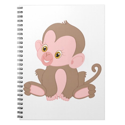 Baby aap glimlachen notitieboek (Voorkant)