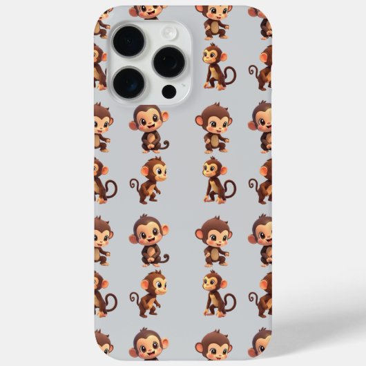 Baby Aap iPhone/iPad Hoesje (Achterkant)