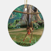 Baby aap keramisch ornament (Links)