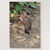 Baby aap legpuzzel (Verticaal)