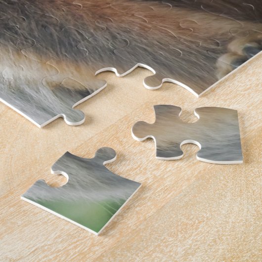 Baby aap met zijn moeder legpuzzel (Zijkant)