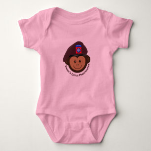 Baby aap "Papa's kleine paratrooper" Romper