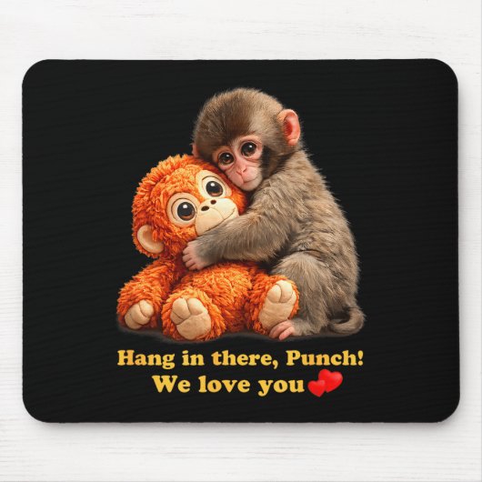 Baby aap punch team punch  muismat (Voorkant)