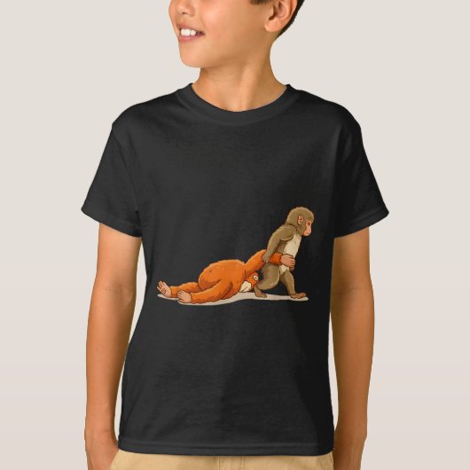 Baby aap slaan t-shirt (Voorkant)