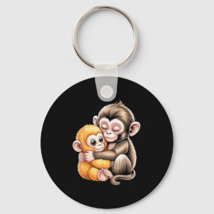 Baby aap slaat sleutelhanger