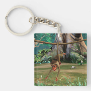 Baby aap sleutelhanger