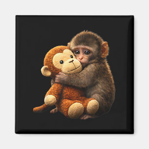 Baby aap stomp knuffel cute aap stomp knuffel magneet