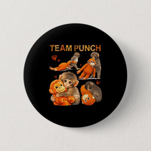 Baby aap stomp team stomp ronde button 5,7 cm