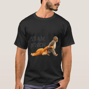 Baby aap team stomp grappige aap meme Baby monnik T-shirt