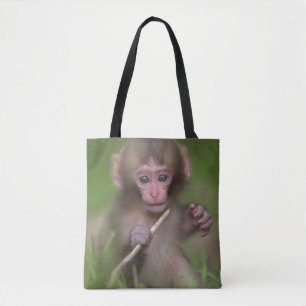 Baby aap tote bag