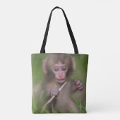 Baby aap tote bag (Achterkant)