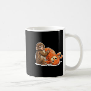 Baby aapje stomp cute meme grafische tee  koffiemok