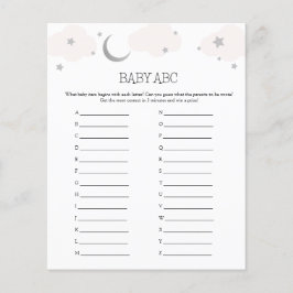 Baby ABC Baby shower Game