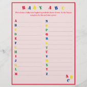 Baby ABC Game Flyer (Voorkant)