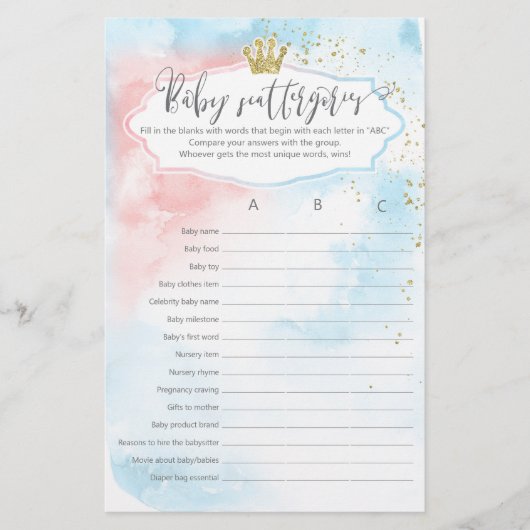 Baby | ABC Genderbekendheid (Voorkant)