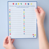 Baby ABC spel Flyer (Hand)