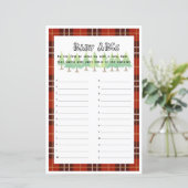 Baby ABCs Little Lumberjack Baby shower Game (Staand voorkant)