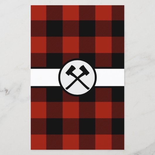 Baby ABCs Little Lumberjack Baby shower Game (Achterkant)