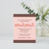 Baby Accessoires Vertoningen {Roze} Kaart (Staand voorkant)