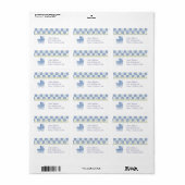 Baby Adresetiket Etiket (Full Sheet)