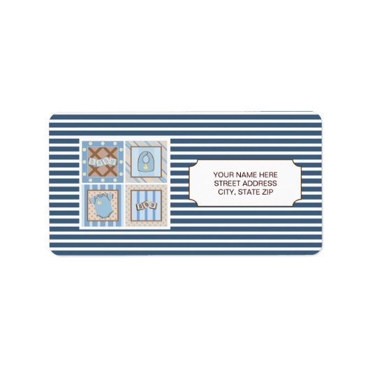 Baby Adresetiketten Etiket (Voorkant)